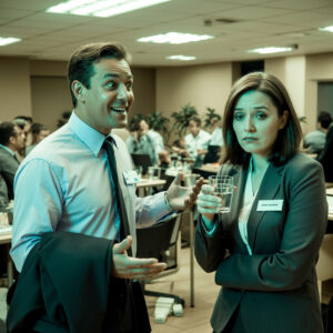 Business professionals networking